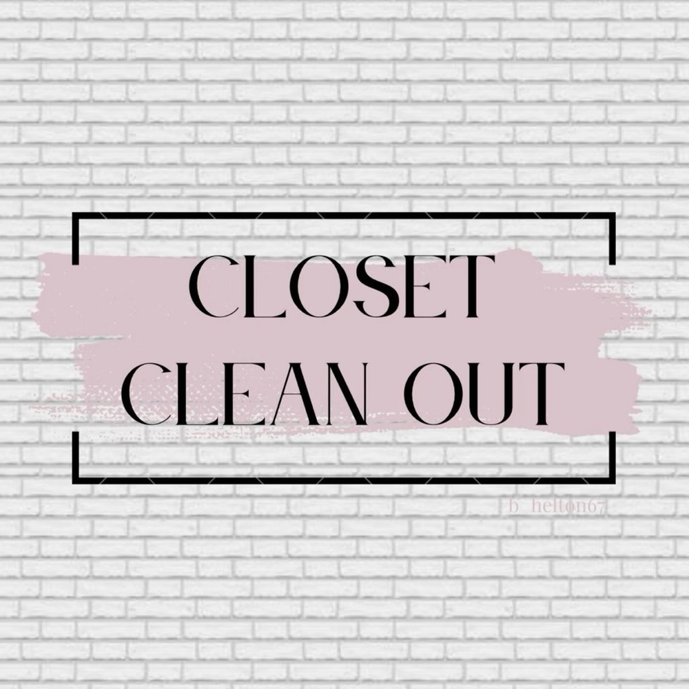 Closet clean out!